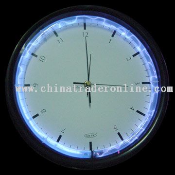 The plasma tube and clock from China